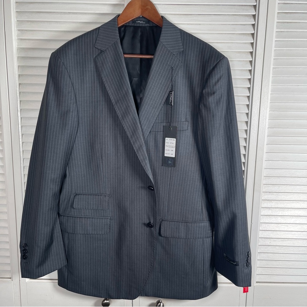 Luciano Natazzi Wool Cashmere Blazer 44R Made in Italy NWT